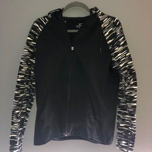 nike zebra sleeve sweatshirt